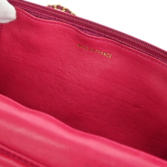 Chanel Pink Calfskin Timeless WOC Wallet on Chain Shoulder Bag 134921 - Picture 6 of 7